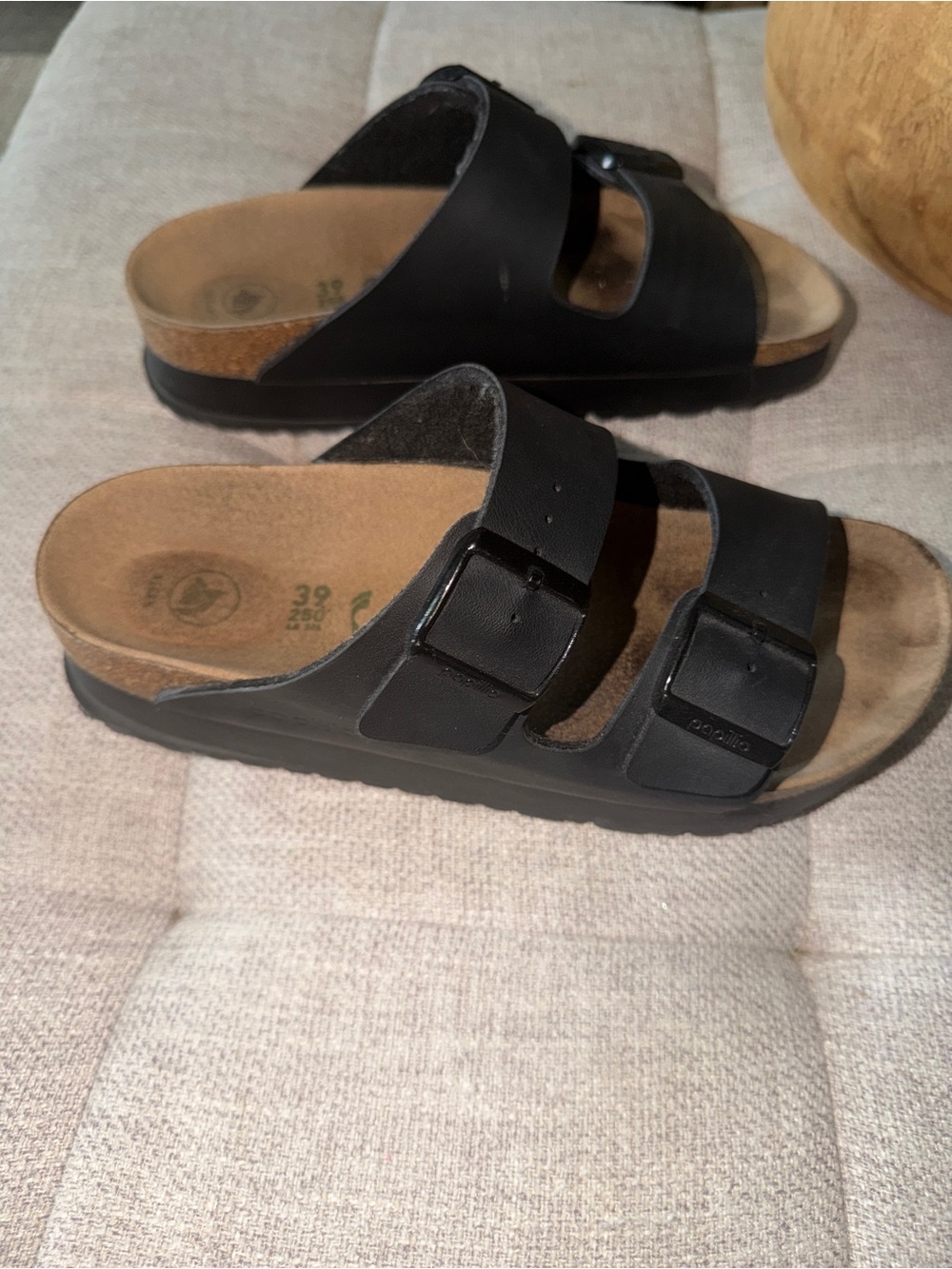 Birkenstock Papillio Black Arizona Flex Platform - Picture 3 of 7